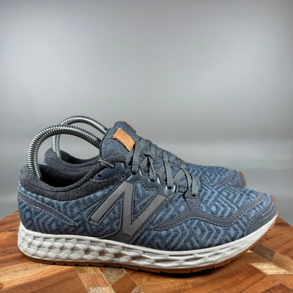 New Balance Fresh Foam Zante WL1980SB Blue Geometric Running Shoes Womens 7.5